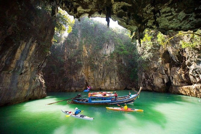 James Bond Island Full Day Tour by Speed Catamaran - Panak Cave, stalactites, and lagoons