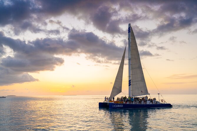 Key West Champagne Sunset Catamaran Cruise - Wildlife, water, and the Fort Zachary Taylor view