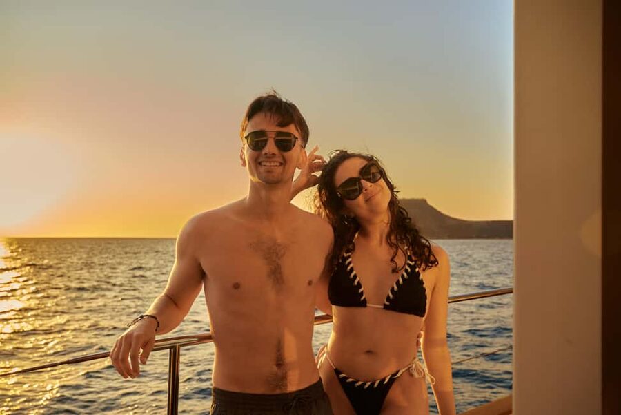 Kissamos: Catamaran Balos Sunset Cruise with Sushi & Drinks - Key points to know before you book