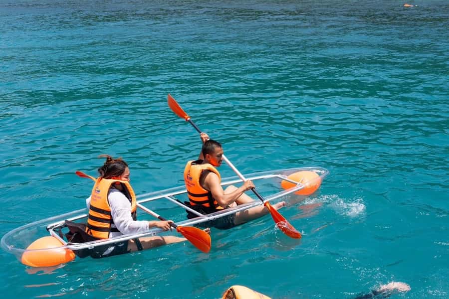 Koh Samui: Koh Tan and Koh Madsum Half-Day Tour by Catamaran - Koh Tan: one hour of water sports and sea time