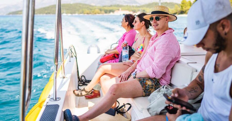 Korčula 3 ISLAND CATAMARAN TOUR Badija - Vrnik - Stupe - Timing, weather, and cancellation flexibility