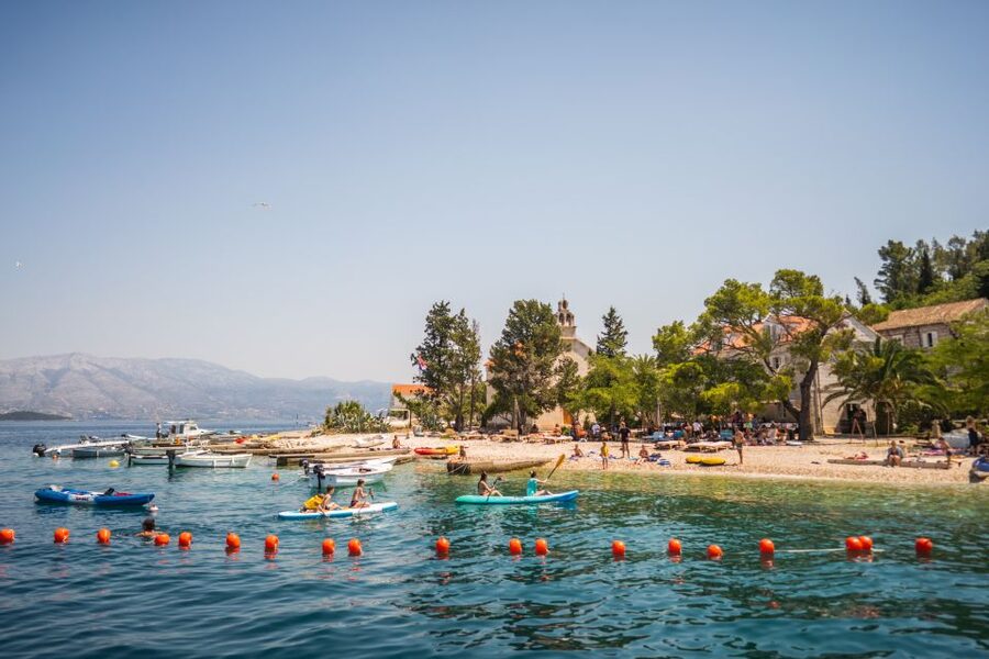 Korčula 3 ISLAND CATAMARAN TOUR Badija - Vrnik - Stupe - What the catamaran ride adds