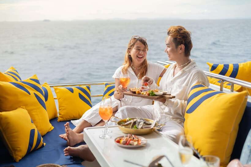 Krabi: Phi Phi Island Luxury Sunset Cruise by Meka Catamaran - Practical ways to enjoy the day