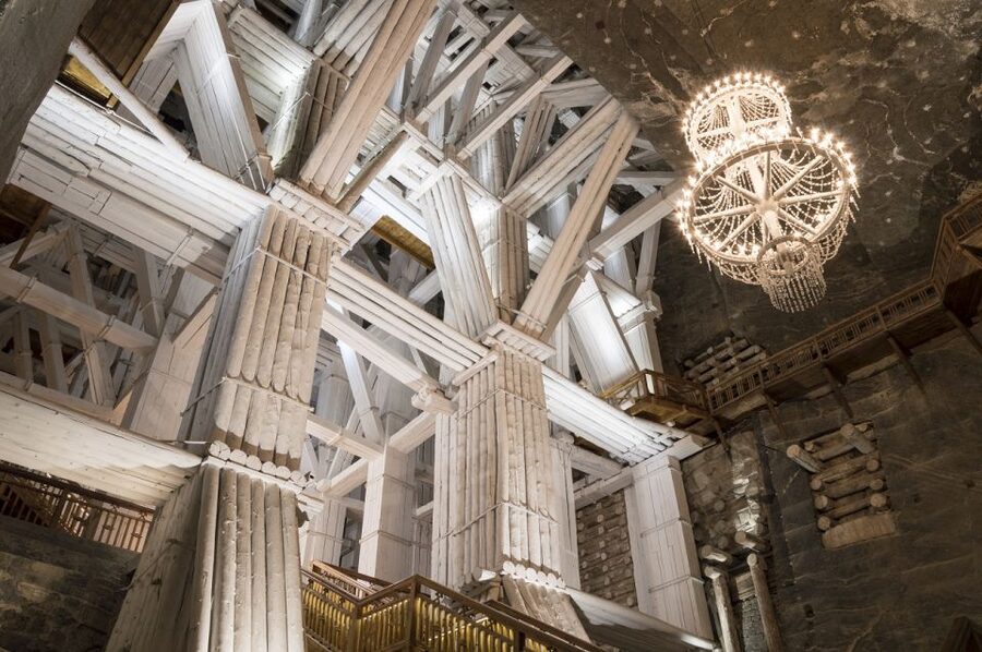 Krakow: Lazy Catamaran River Cruise and Salt Mine Group Tour - Entering a 700-year-old salt mine