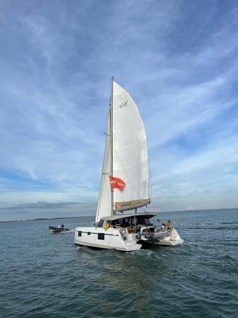 La Flotte, Ile de Ré: Sailing Catamaran Cruise - Setting out from La Flotte’s old harbour