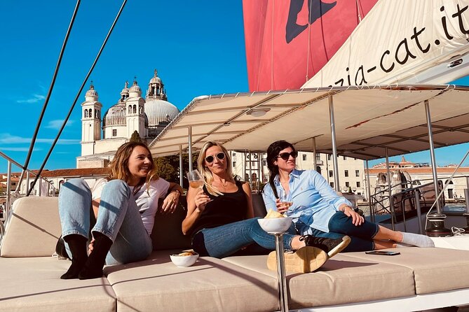 La Serenissima: Lagoon Cruise on Catamaran with Classical Music - The iconic church from the water
