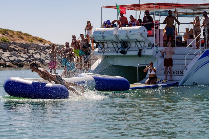 Lagos Half-Day Catamaran Cruise with Lunch - Camilo Beach and the sandstone cliffs