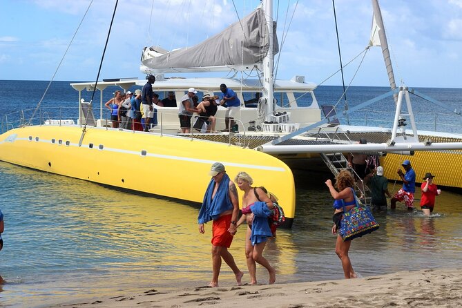 Leisure Full Day Catamaran (Blue, Aqua or LIC) - The return sail turns up the music