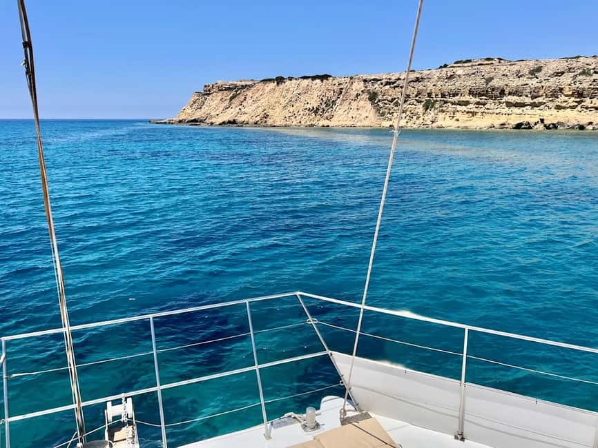 Limassol: Catamaran Cruise with Lunch - From Limassol Old Port to Cape Gata