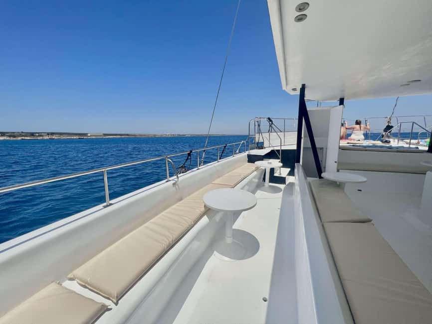 Limassol: Catamaran Cruise with Lunch - Ladies Mile Beach and the lunch stop