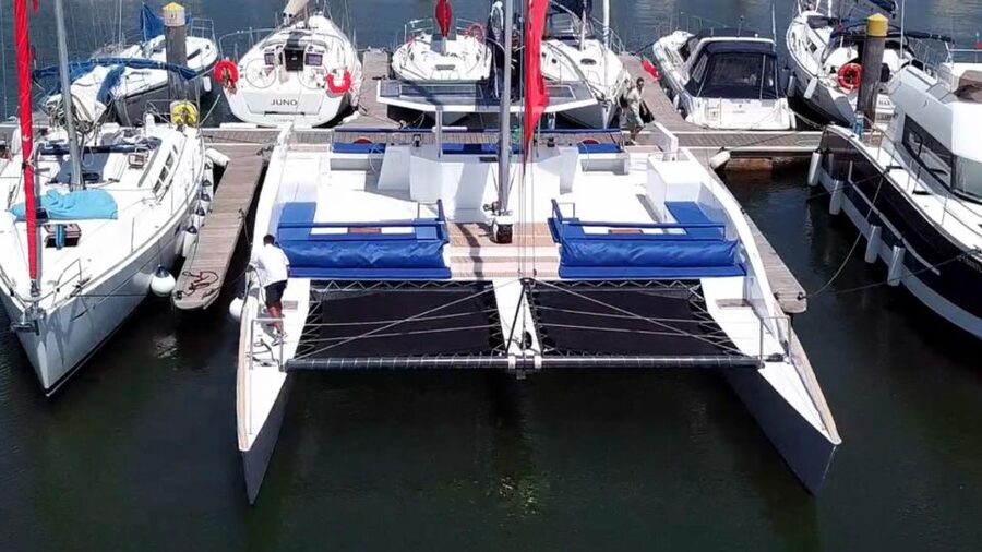 Lisbon: Private Catamaran Charter for up to 18-People - Reaching the Christ statue across the river