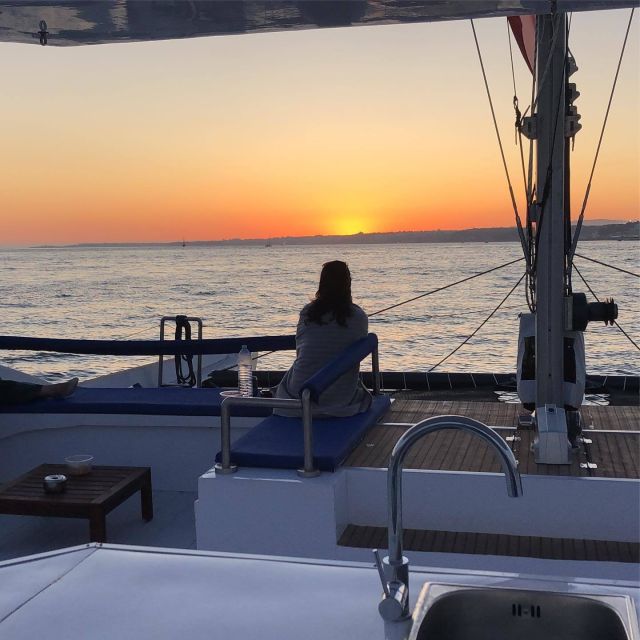 Lisbon: Private Catamaran Charter for up to 18-People - Returning past the Discoveries Monument and MAAT