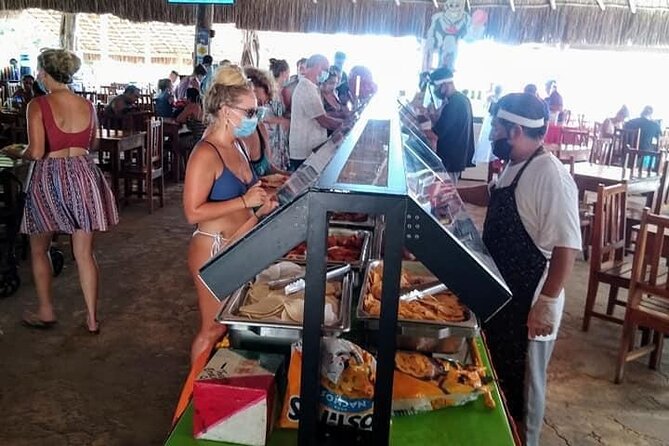 Live The Luxury Catamaran Isla Mujeres Tour in Cancun - The beach club gives you a slower hour and a half