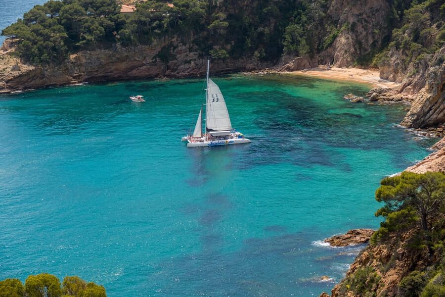 Lloret de Mar: Catamaran Sailing Cruise with BBQ and Drinks - Key things to know before booking