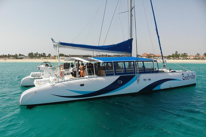 Lounge Catamaran SODADE Half-Day (Adults Only) - From Santa Maria to Palmeira’s fishing harbor
