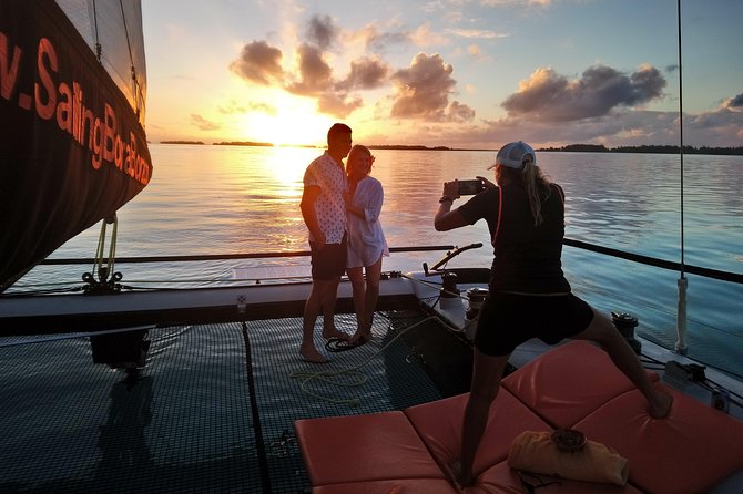 LUXURY Catamaran Bora Bora : The Sunset Escape - Finding the best place to sit