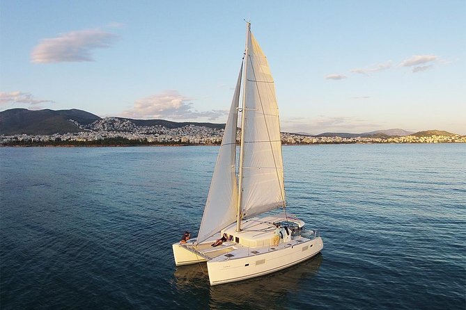 Luxury Catamaran Cruise from Athens with Traditional Greek Meal and BBQ - A Greek barbecue served on the catamaran