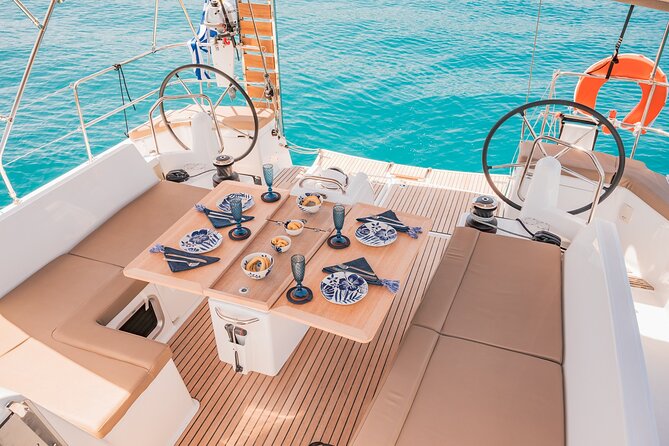 Luxury Catamaran Full Day Private & Greek Gastronomy in Athens - Agistri for the final beach stop