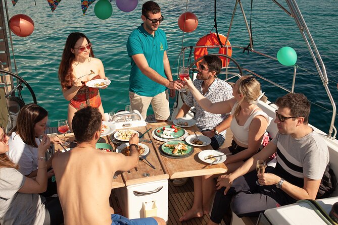 Luxury Catamaran Morning Semi-Private & Greek Gastronomy Athens - Hydrousa Island and Three Hours on the Water
