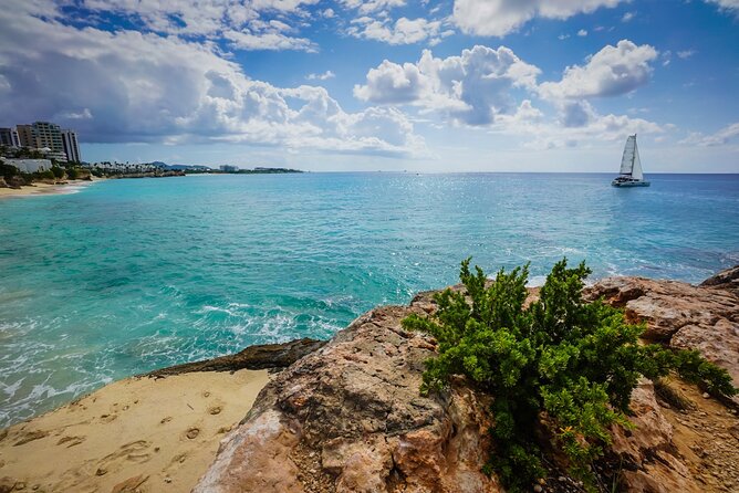 Luxury Catamaran Private Charter in St. Maarten/St. Martin - Maho Beach and the famous plane approach