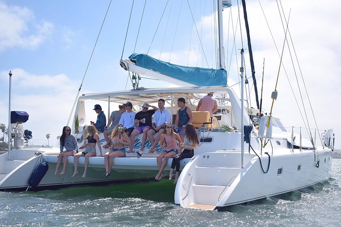 Luxury Catamaran Sailing Charter of San Diego - Wildlife, Coastline, and Time to Relax
