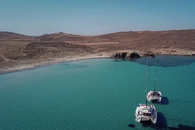 Luxury Catamaran Semi private cruise with meals & drinks and transportation. - Sailing past Baos and the northern coast