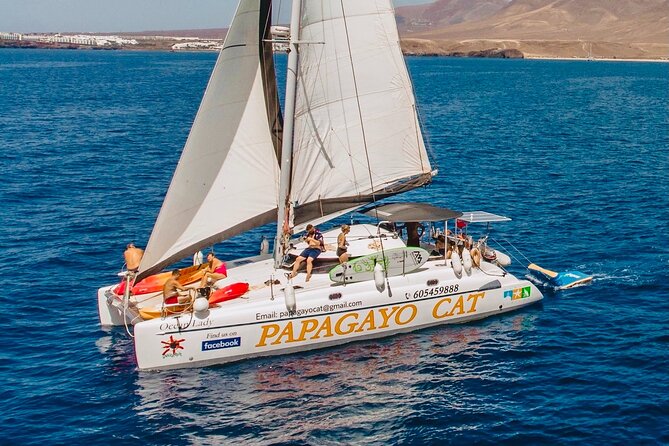Luxury Catamaran Shared Sailing Experience - Sailing toward Playa de Papagayo