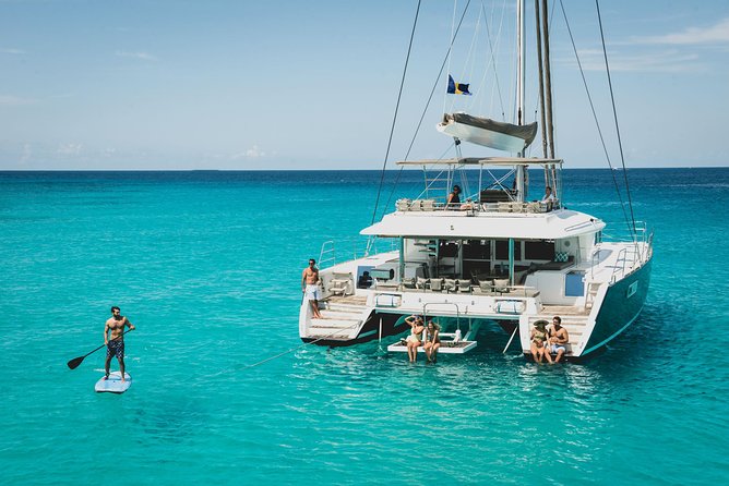 Luxury Catamaran, Snorkel and Dining Experience Barbados - Sailing Barbados’ coast toward Carlisle Bay