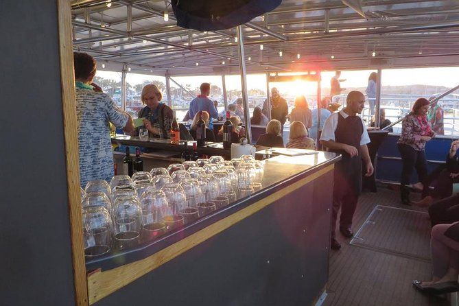 Luxury Catamaran Sunset and Wine Cruise from Dana Point - Music, dancing, and the social mood aboard