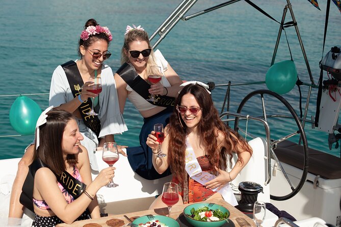 Luxury Catamaran Sunset Semi-Private & Greek Gastronomy in Athens - Greek food served at sea