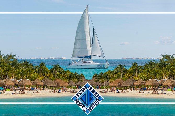 Luxury Catamaran tour to Isla Mujeres with transportation from Playa del Carmen - The spinnaker ride at the end