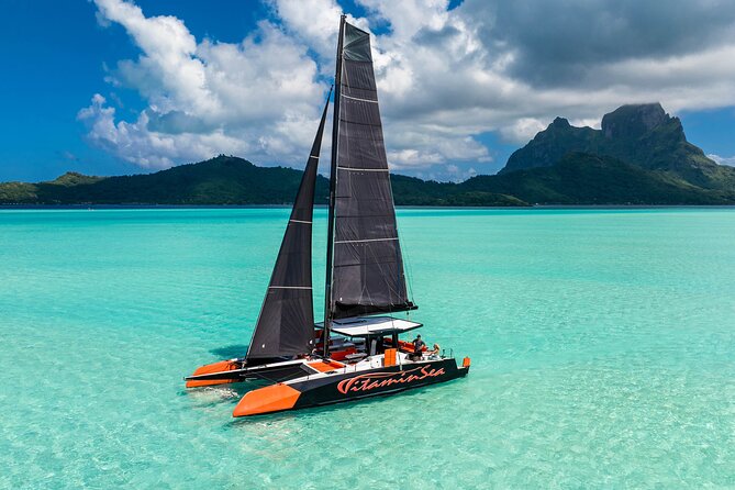 LUXURY PRIVATE Catamaran Bora Bora : Half-Day Trip - The snorkel stop that feels like an aquarium