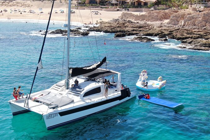 Luxury Sailing catamaran charter in Cabo San Lucas all inclusive - Seeing the Arch, Pelican Rock, and Balconcito Beach