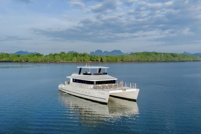 Luxury Sunset Cruise at Krabi's Coastlin with Power Catamaran - Thale Waek and the tide-dependent sandbar