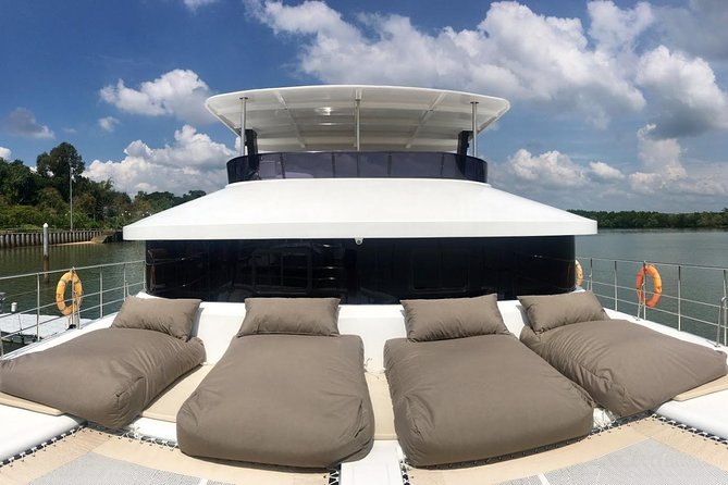 Luxury Sunset Cruise at Krabi's Coastlin with Power Catamaran - Sunset on the sundeck with dinner served onboard