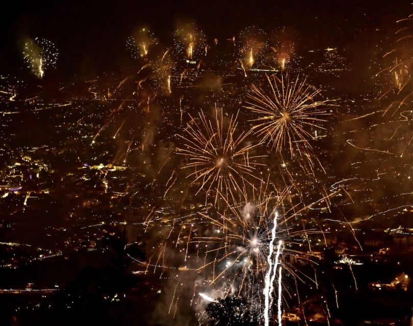 Madeira: New Years Eve Fireworks Catamaran Cruise - Leaving Funchal Marina at 11 PM