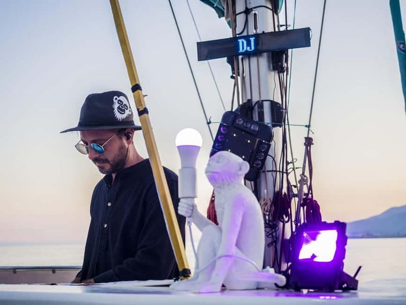 Malaga: Catamaran Sunset or Night Cruise w/ Live DJ & Drink - Where the Music Changes the Experience