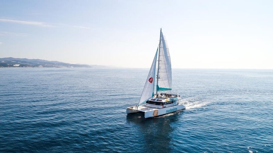 Malaga: Sailing Catamaran with Swimming and Paella Lunch - The coast looks different from the water