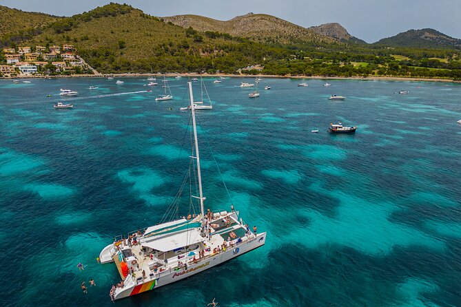 Mallorca Catamaran Cruise with Scenic Views and BBQ Lunch - Coll Baix, a short stop at a hard-to-reach cove