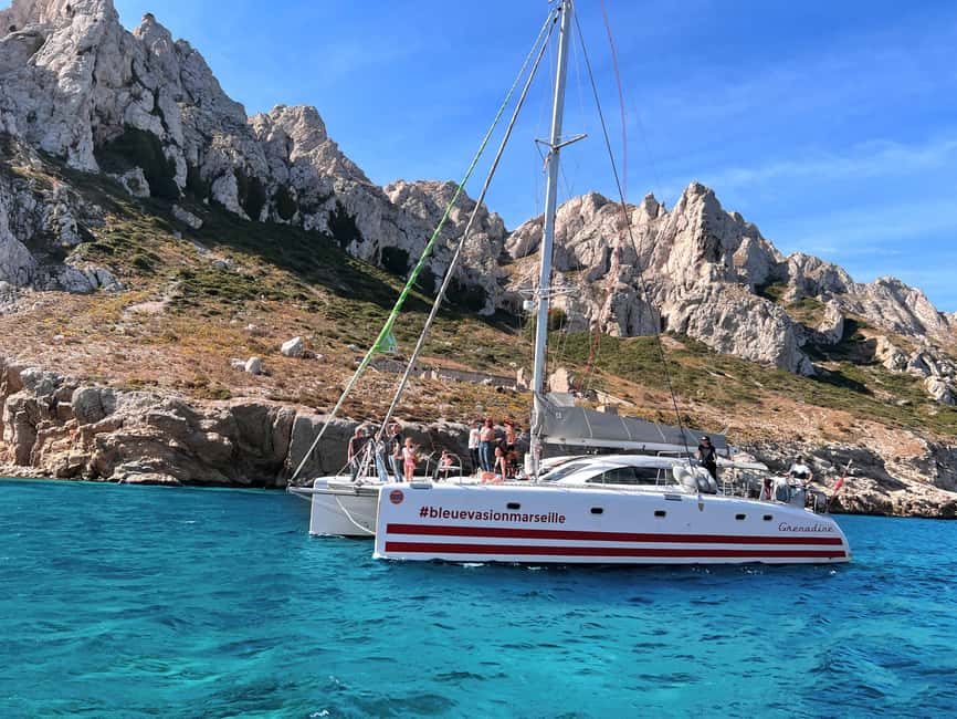 Marseille: Calanques Catamaran Cruise, Picnic, & Swimming - Sormiou, Morgiou, and Sugiton by boat