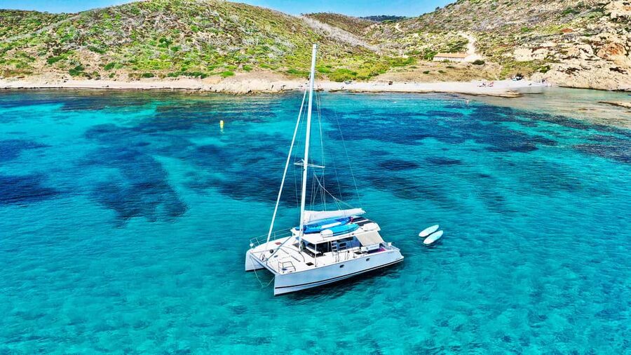 Marseille: Calanques Catamaran Tour & Standup Paddle - Château d’If from the water