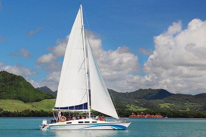 Mauritius : Full day All inclusive Ile aux cerfs Catamaran cruise - The GRSE waterfall question