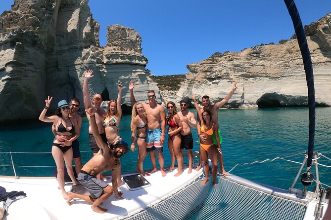 Milos caves snorkelling Catamaran Cruise in a small group - Kleftiko brings the biggest visual payoff