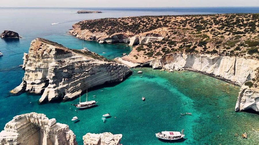 Milos: Full Day Luxury Catamaran with Full Meal & Open Bar - At a glance
