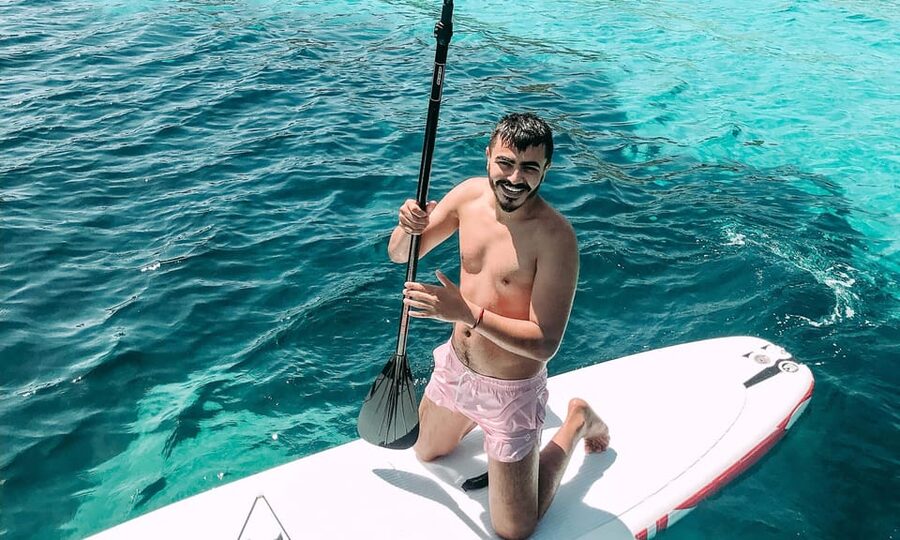 Milos: Full Day Luxury Catamaran with Full Meal & Open Bar - Leaving Adamantas with coffee and a clear plan