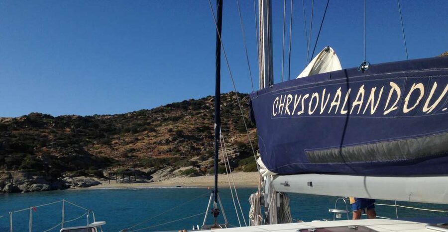 Milos: Half-Day Morning Catamaran Cruise to Kleftiko - Arkoudes and Cape Vani from the water