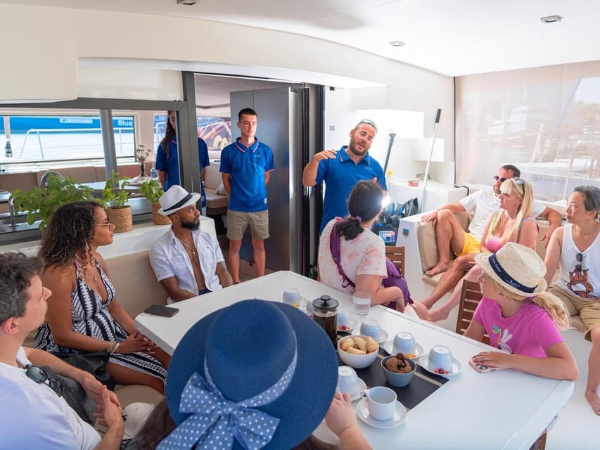 Milos: Kleftiko Sunset Catamaran Cruise with Meal & Drinks - Two hours around the Kleftiko caves