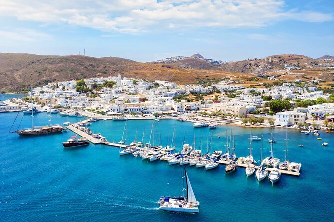 Milos Luxury Catamaran Cruise to Kleftiko Bay with Lunch - Starting in Adamantas with coffee and pastries