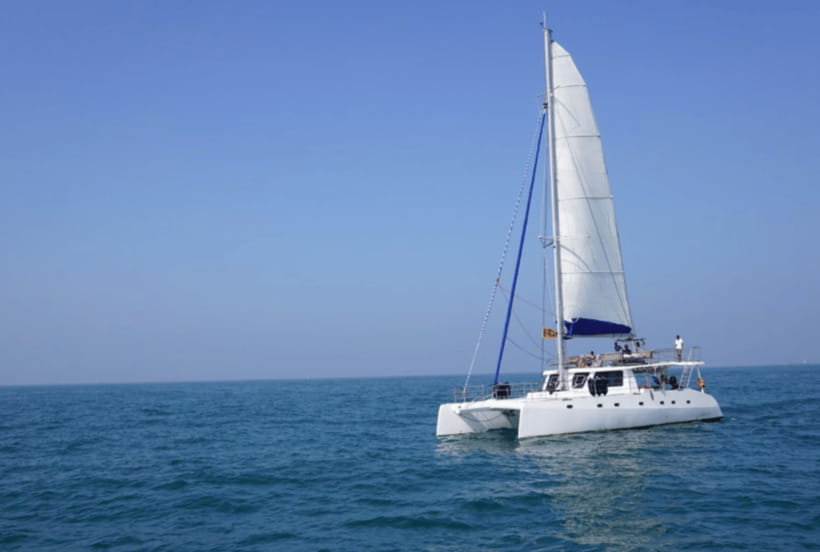 Mirissa: Sunset Catamaran Sailing Boat Tour with Dinner - Booking advice and the 48-hour confirmation rule