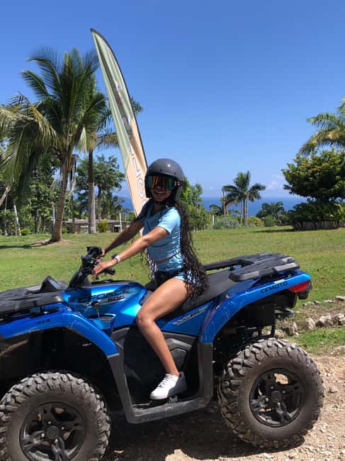 Montego Bay: ATV, Zipline, Catamaran, and Horseback Tour - Lunch with an ocean view